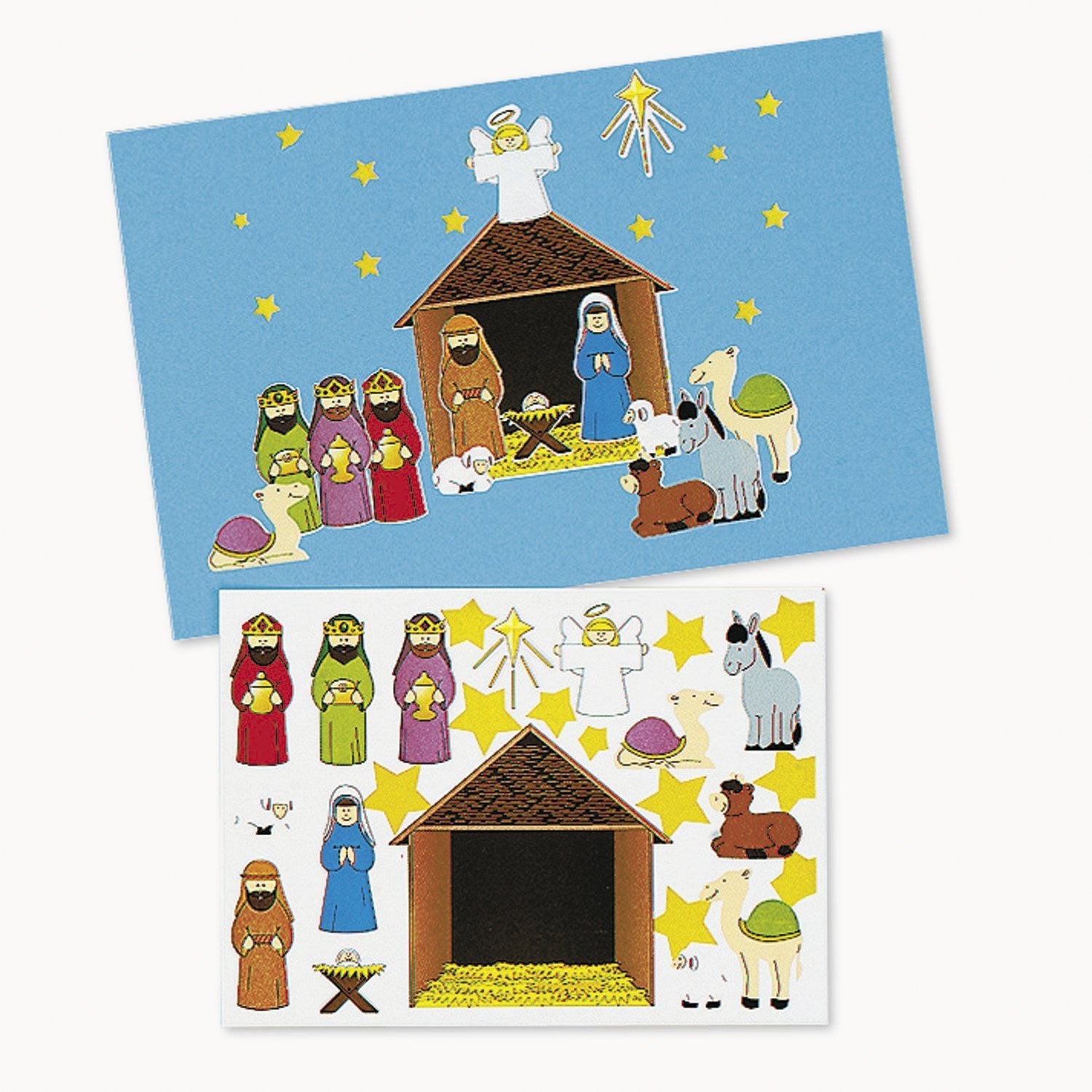 Make A Nativity Sticker Sets (1 dozen)