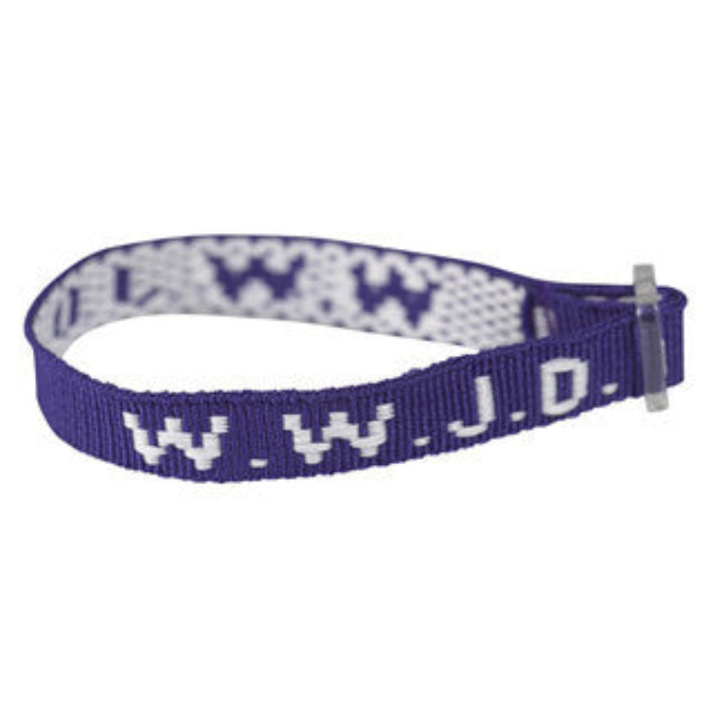 WWJD Navy Blue Woven Bracelets – 12 Christian Faith Wristbands for Teens & Youth