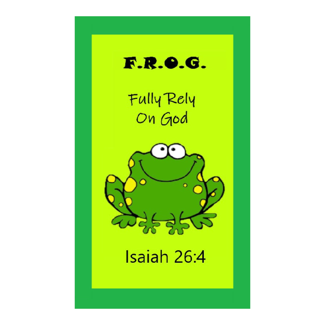Fully Rely on God Prayer Wallet Cards For Kids Bulk 50 Count