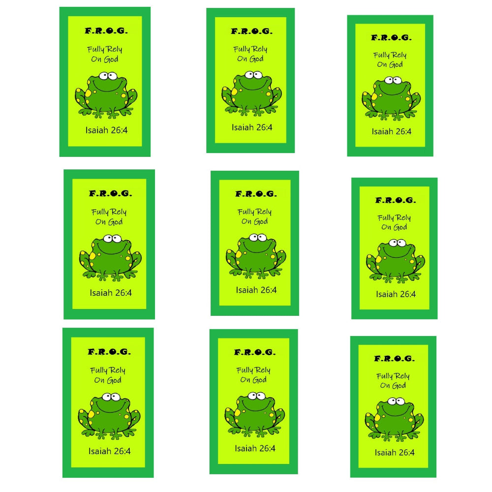 bulk count of fully rely on God Pocket Cards bookmarks