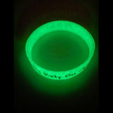 Glow In Dark F.R.O.G Fully Rely On God Ink Filled Silicone Rubber Bracelets 10 Count
