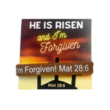 He Is Risen And I'm Forgiven Youth Rubber Silicone Bracelets With Cards 100 Sets