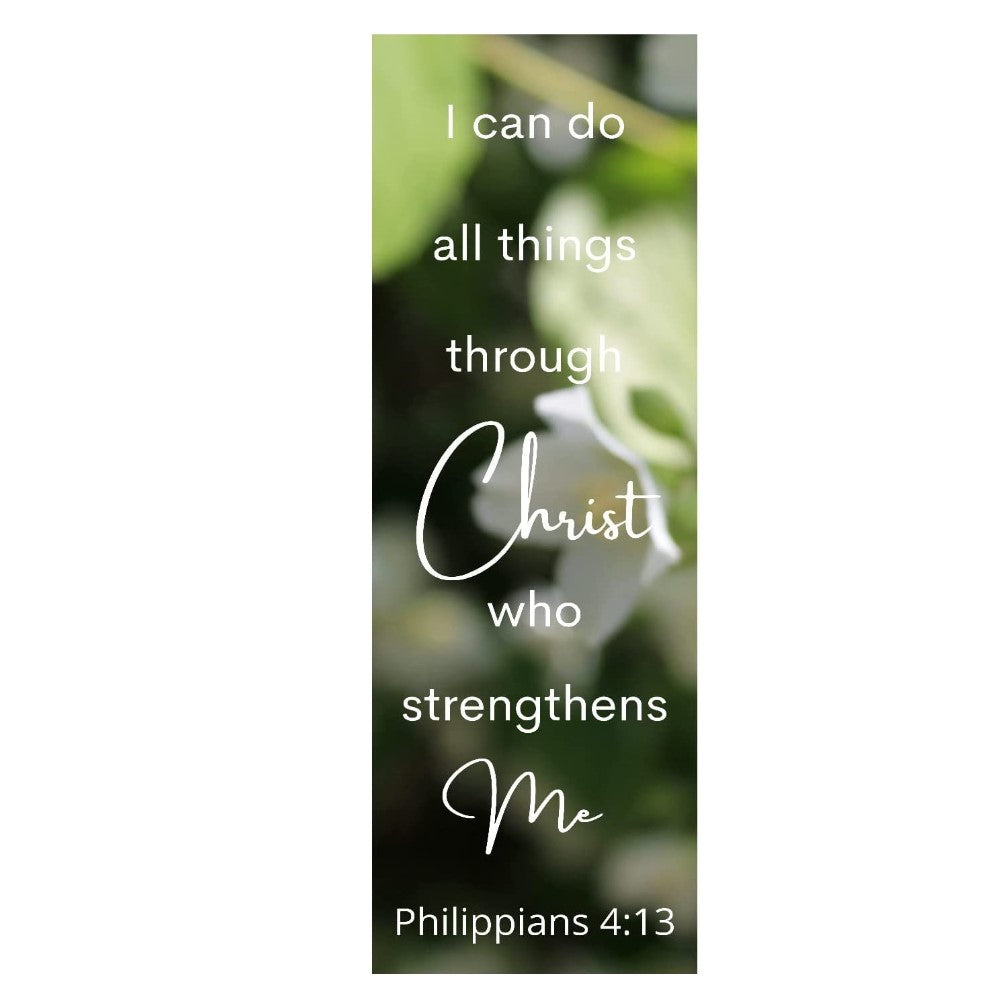 100 Bulk Pack I Can Do All Things Through Christ Who Strengthens Me Bible Verse Religious Christian Bookmarks