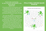 Merry Christmas Fully Rely On God Frog F.R.O.G. Christian Bible Tracts for Kids 100 Count