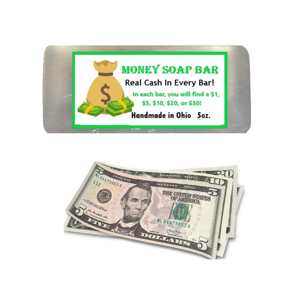 Lac Larde Five Dollar Money Soap With Real Cash in Brazil