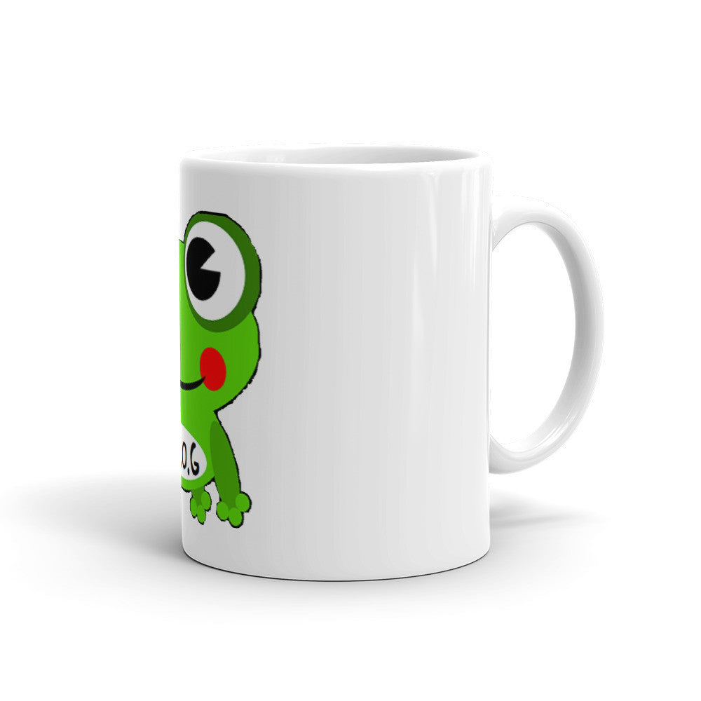 Fully Rely On God Cartoon Frog Mug
