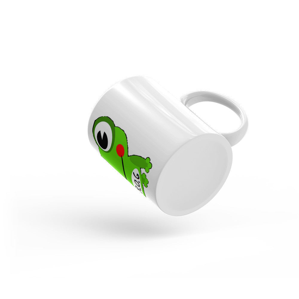 Fully Rely On God Cartoon Frog Mug