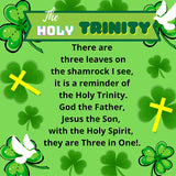 The Holy Trinity Religious Shamrock St. Patrick’s Day Bracelets with Cards Meaning Of The Shamrock Bulk 24 Sets