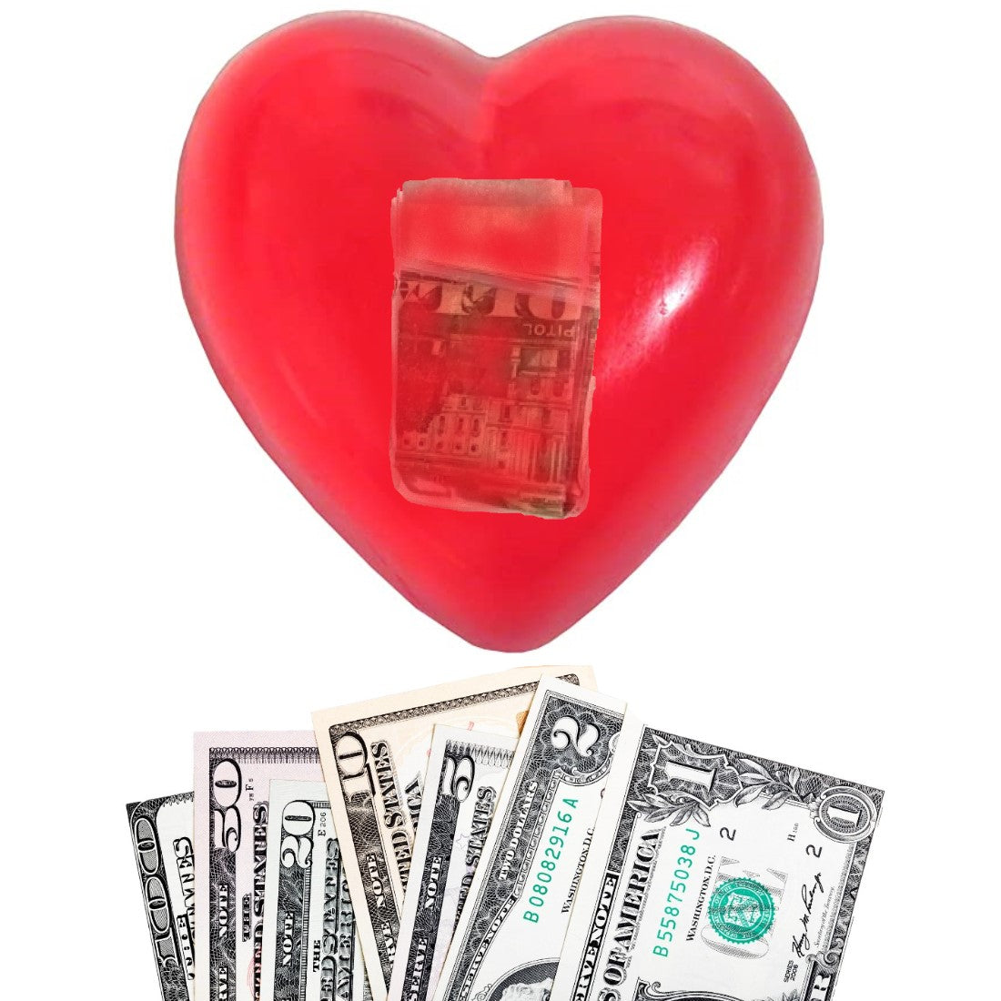 Happy Valentine's Day Money Love Soap