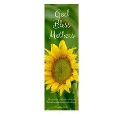 Sunflower "God Bless Mother's" Proverbs 31:26 Bookmarks Mothers Day Gifts for Church (100 Count)